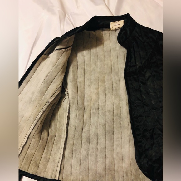 Vintage Lounge Black Puffy Jacket by Surf & Turf California 100% Acetate Size S - Picture 3 of 8